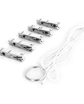 Modern Zinc Alloy Nipple clamps 5x Set with Rope