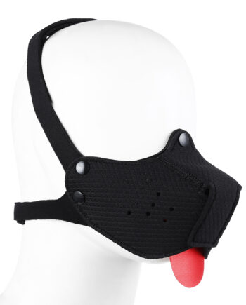 Neoprene Puppy Dog Black Mouth Mask
