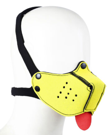 Neoprene Puppy Dog Yellow Mouth Mask