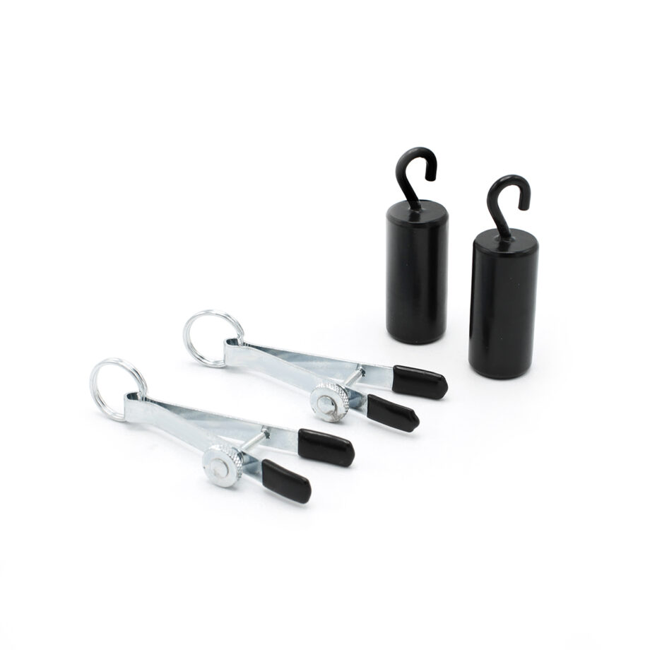 Nipple Adjustable Pinch Clamps 2x100g Hook Weights