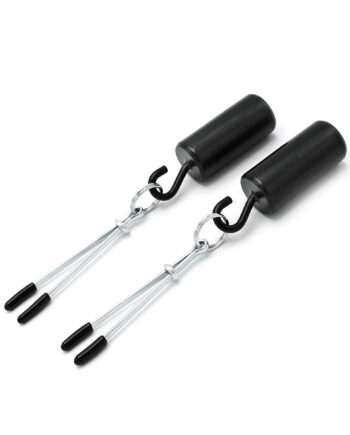 Nipple Pinch Clamps 2x100g Hook Weights