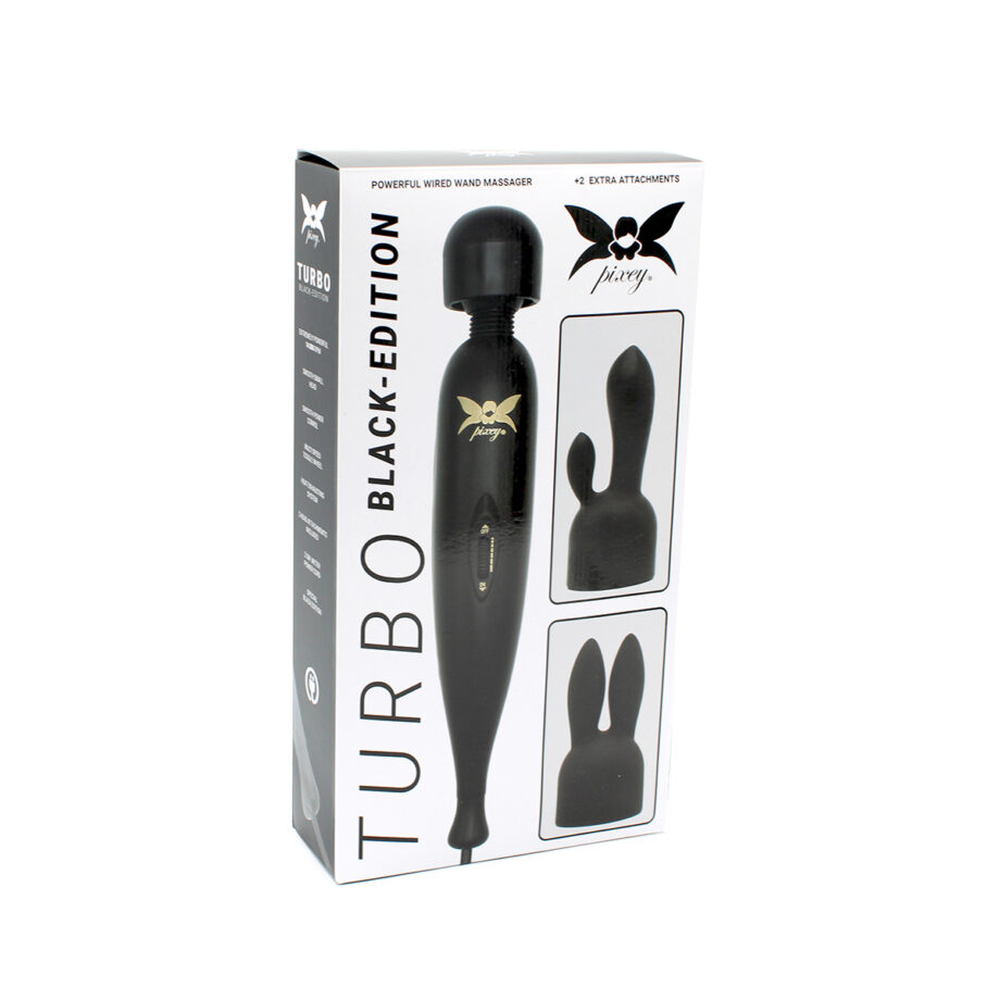 Pixey Turbo - Black Edition with 2 Attachments