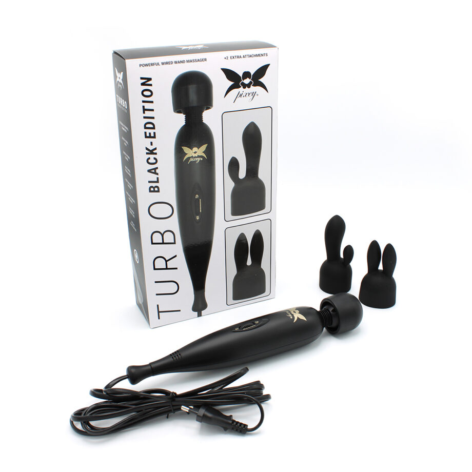 Pixey Turbo - Black Edition with 2 Attachments