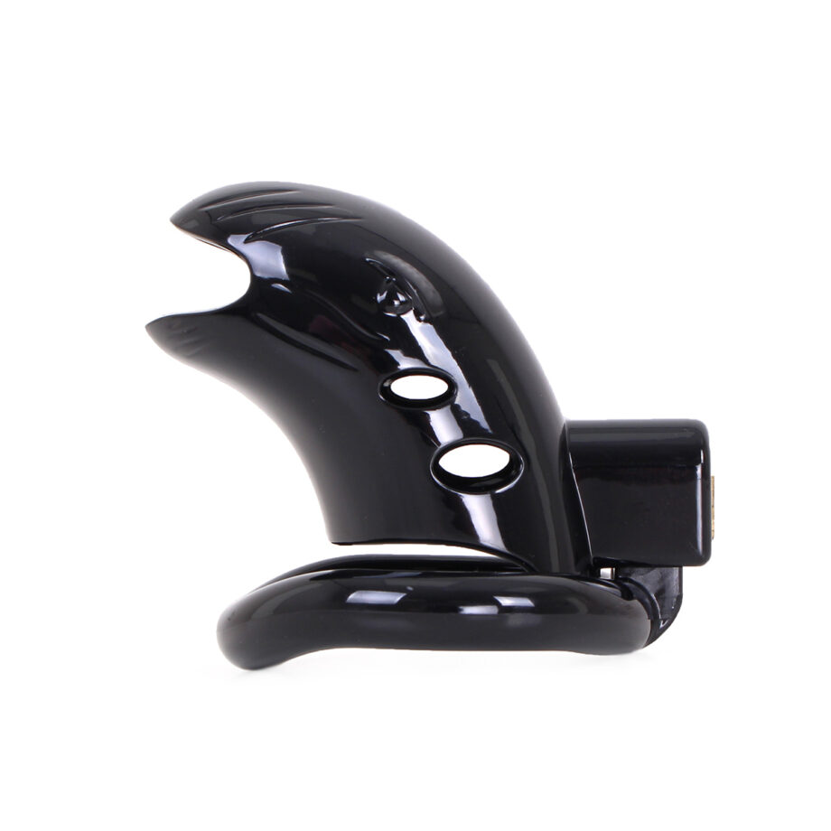 Plastic Chastity Cage Black
