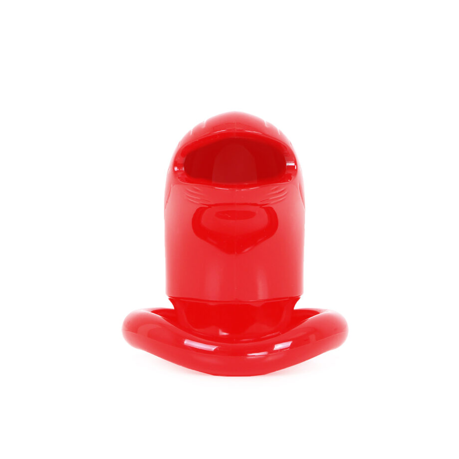 Plastic Chastity Cage Red