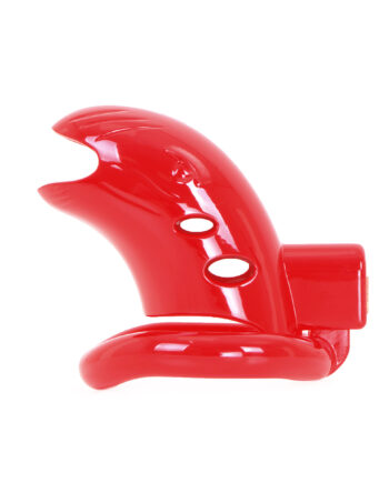 Plastic Chastity Cage Red