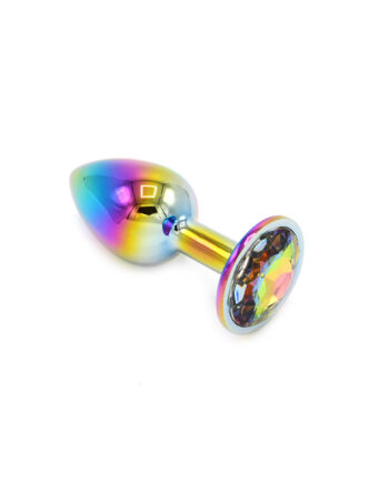 Rainbow Butplug with Gem S