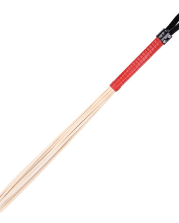 Rattan Wooden Canes 8 pcs Red