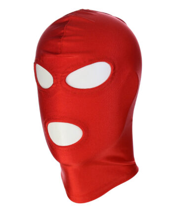 Red BDSM Hood Classic 3 Hole