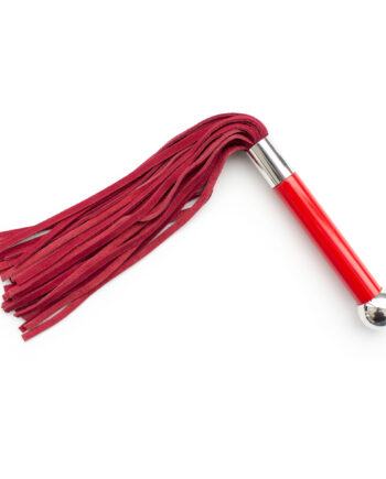 Red Flogger With Acrylic Handle