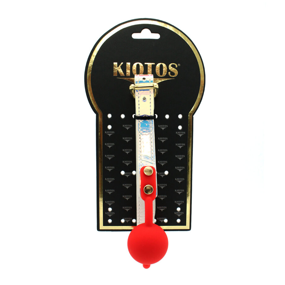 Red Mouthg Gag White Neon Shine