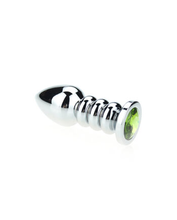 Ribbed Buttplug Green