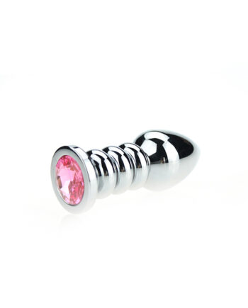 Ribbed Buttplug Pink