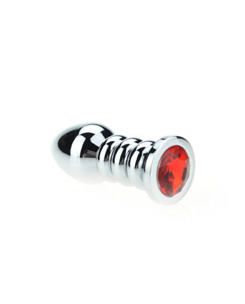 Ribbed Buttplug Red