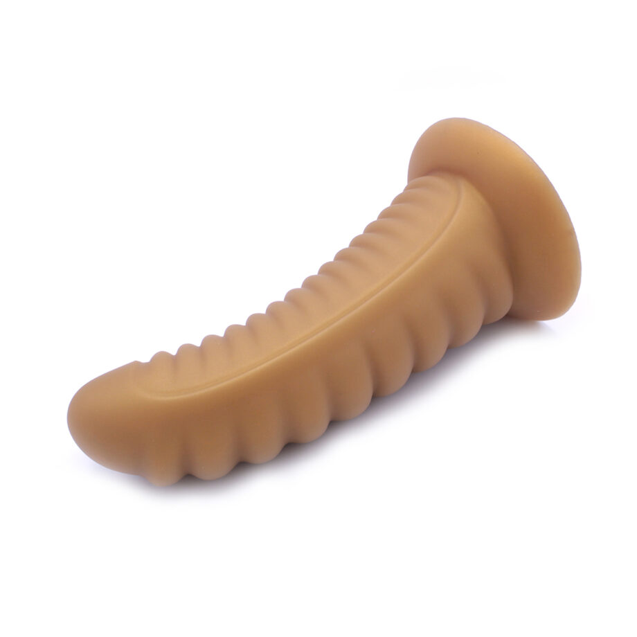 Ribbed Penis XL Shinny Flesh