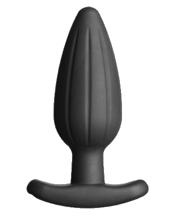Rocker Silicone Noir Butt Plug - Large