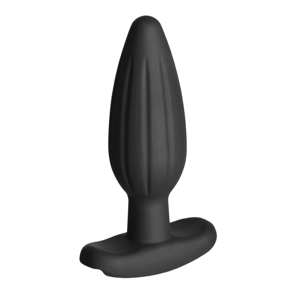 Rocker Silicone Noir Butt Plug - Medium