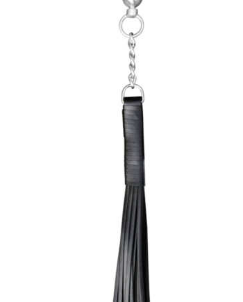 Rotary Leather Whip with Aluminium Dildo