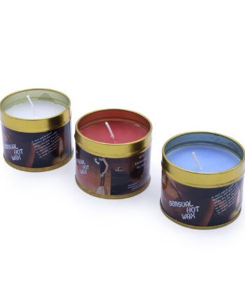 Sensual Hot Wax Candle set White/Red/Blue