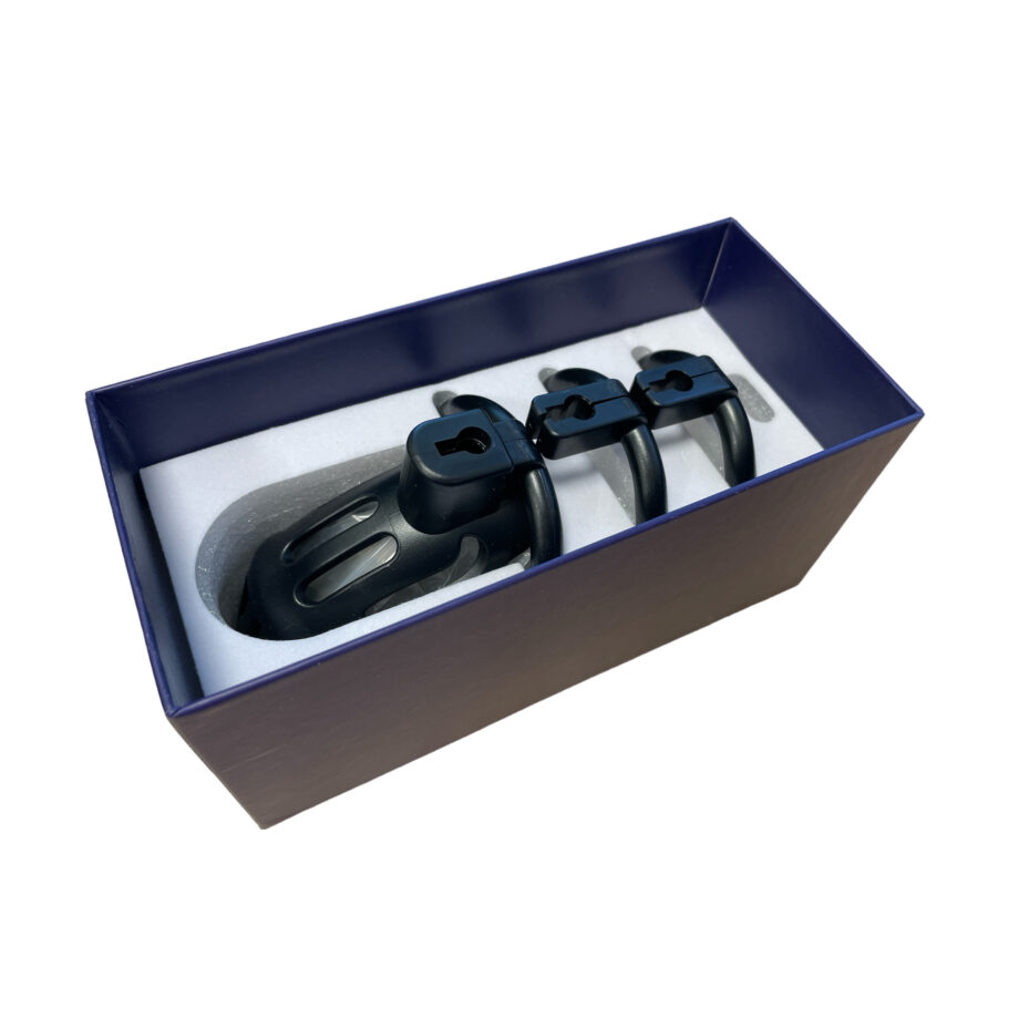 Sevanda Black Plastic Chastity Cage