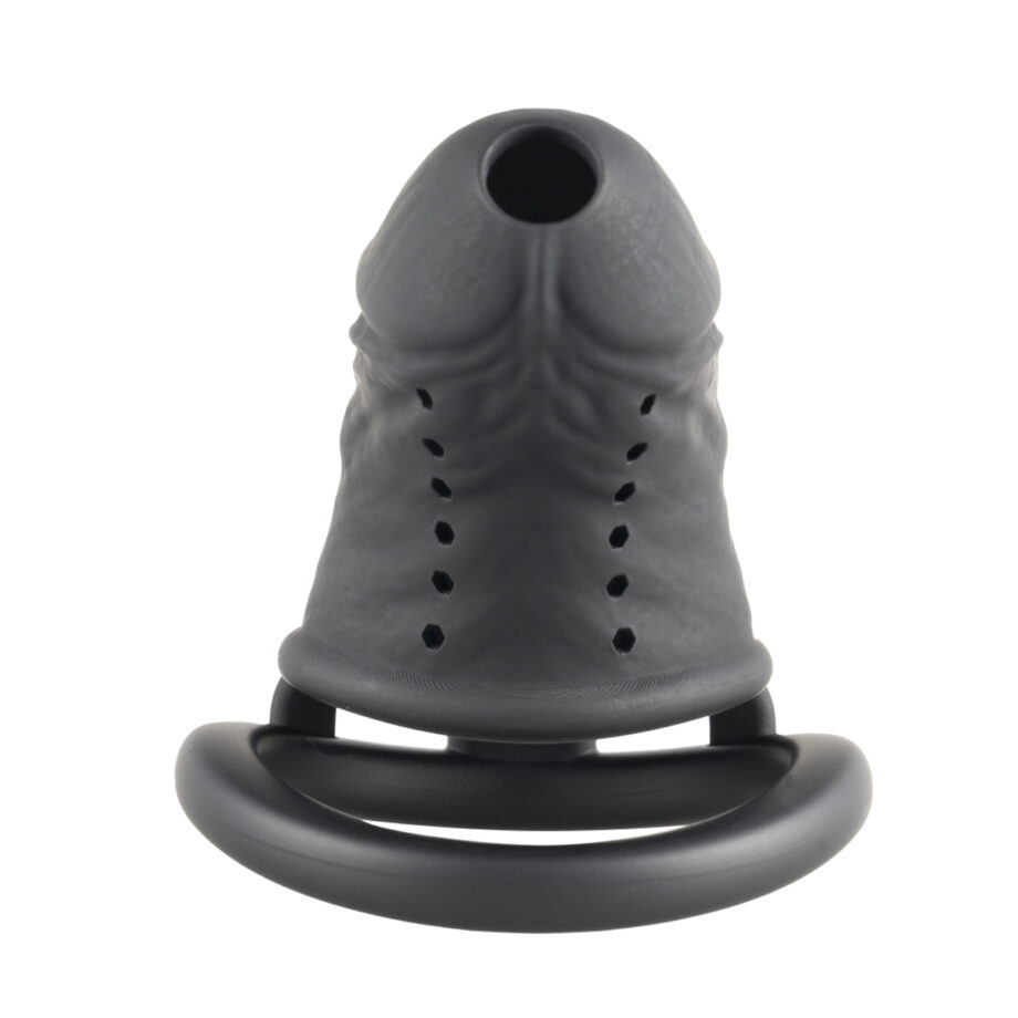 Sevanda Black Slave Chastity Cage Long