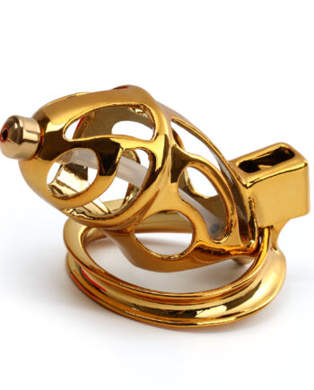 Sevanda Gold Urethral Chastity Cock Cage