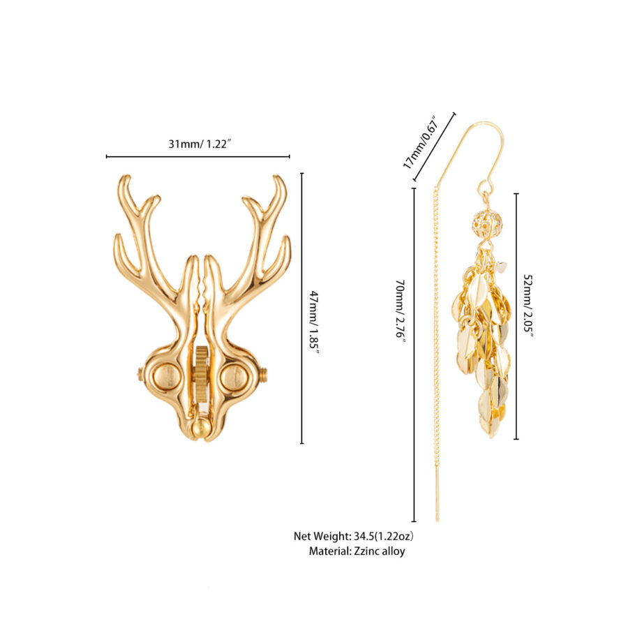 Sevanda Stag Adjustable Nipple Clamps Set