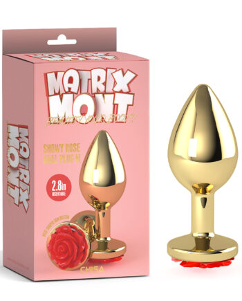 Showy Rose Anal Plug M