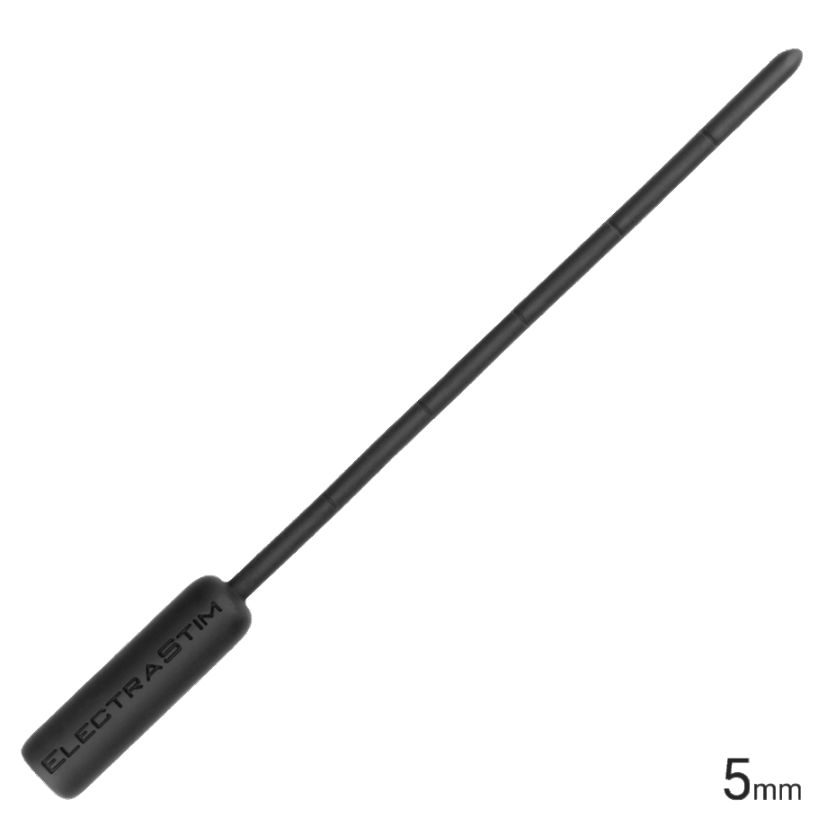 Silicone Noir 5mm Flexible Urethral Sound