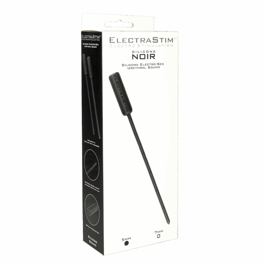 Silicone Noir 7mm Flexible Urethral Sound
