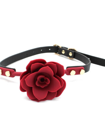 Silicone Red Rose Gag