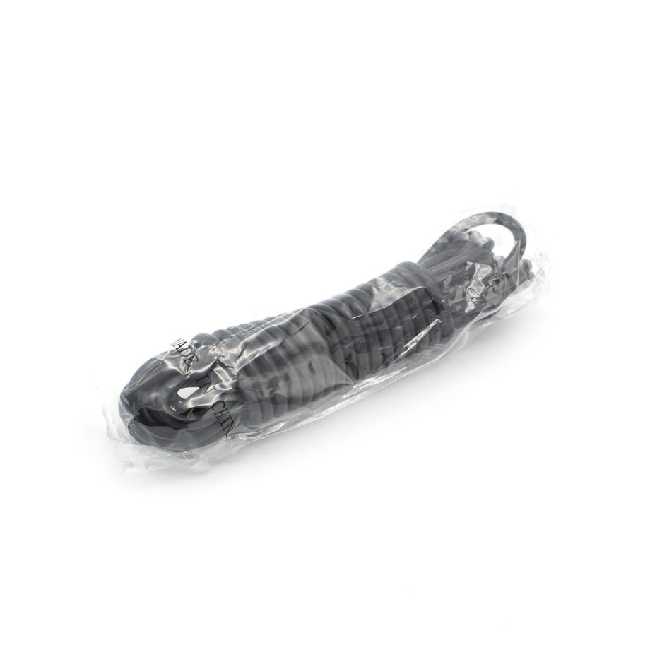 Silicone Rope Black 5 meter