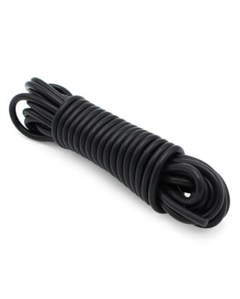 Silicone Rope Black 5 meter