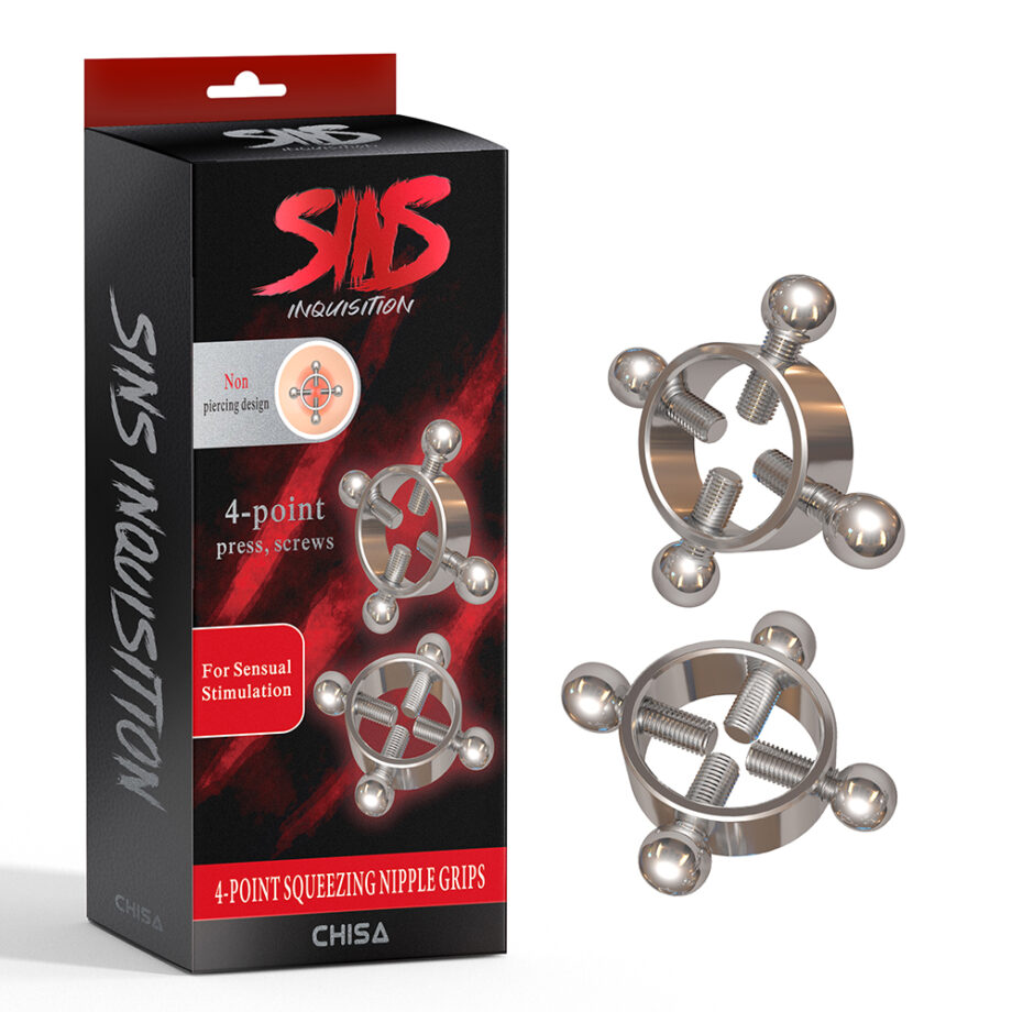 Sins Inquisition 4-Point Squeezing Nipple Grips