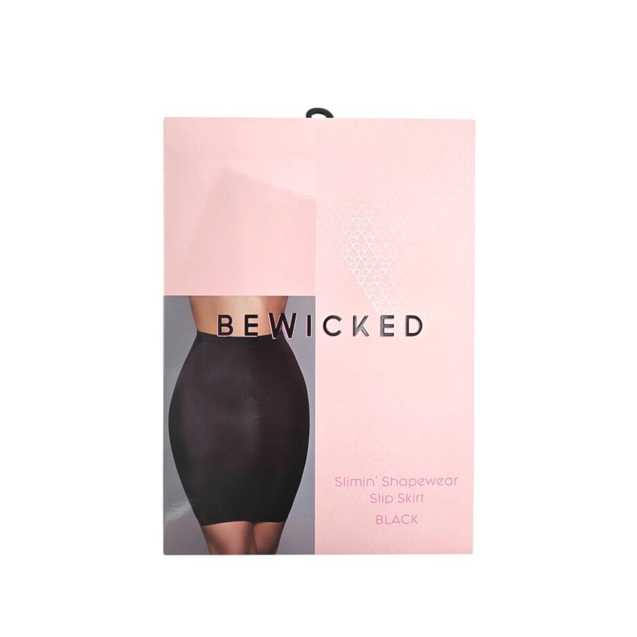 Slimin' Shapewear Slip Skirt - BLK / 1X/2X