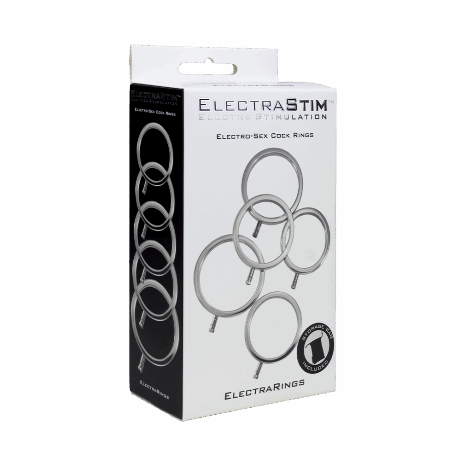 Solid Metal Cock Ring Set 5 Sizes