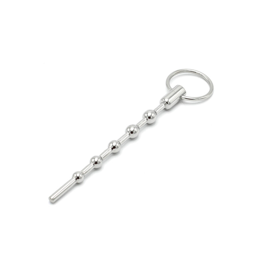 Solid Spaced Beads Penis Stick