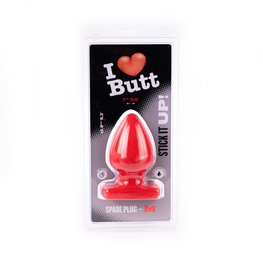 Spade Plug M Red