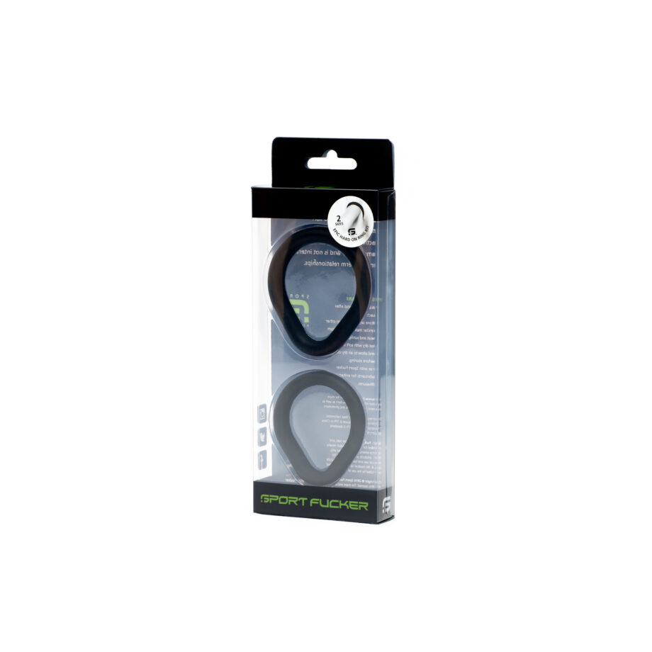 Sport Fucker Epic Hard On Ring Kit M + L - Black