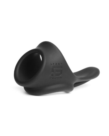 Sport Fucker Tailslide Silicone Cocksling Black