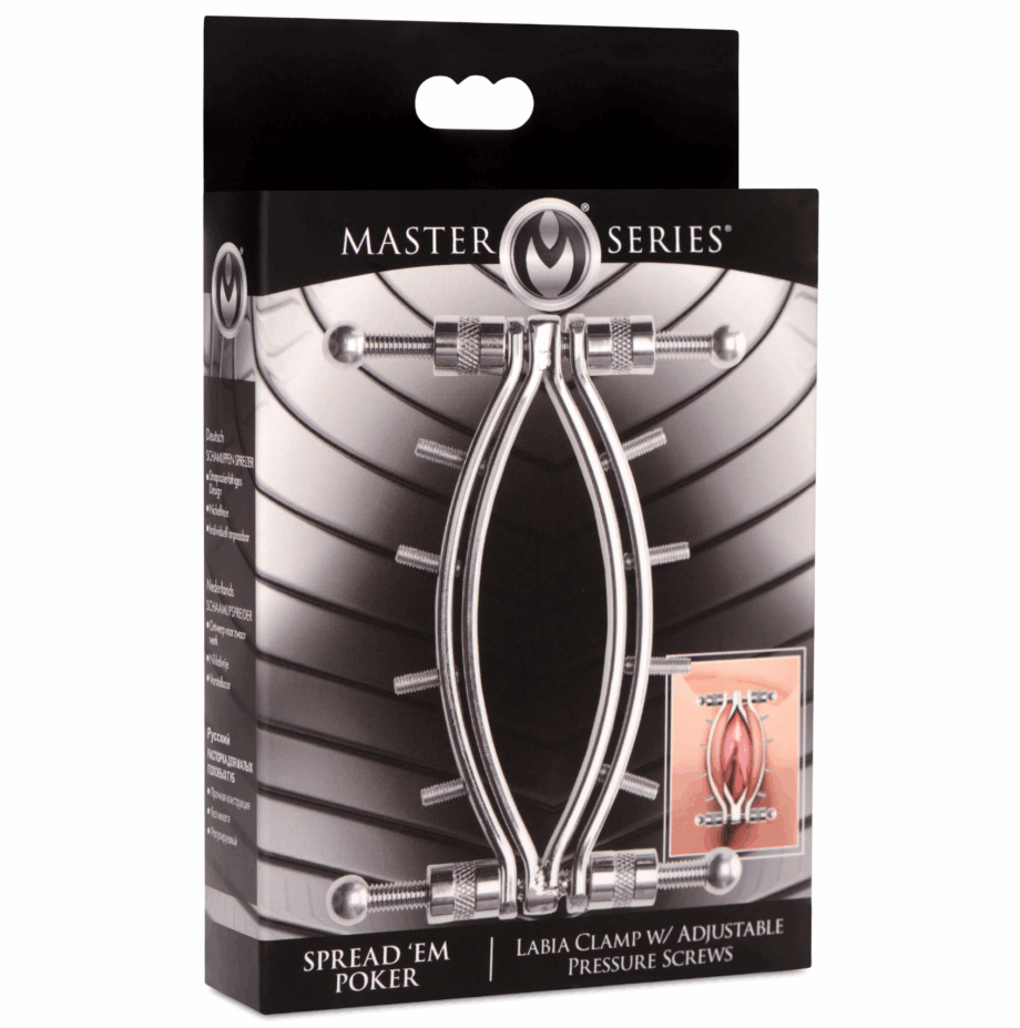 Spread 'Em Poker Labia Clamp
