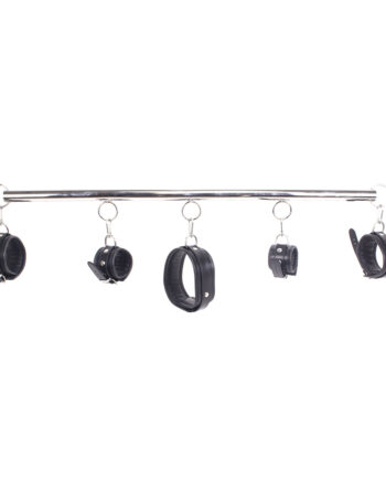 Spreader Bar deluxe set - Black Leather