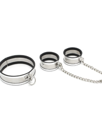 Steel Large Collar & Cuffs