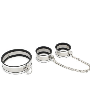 Steel Medium Collar & Cuffs