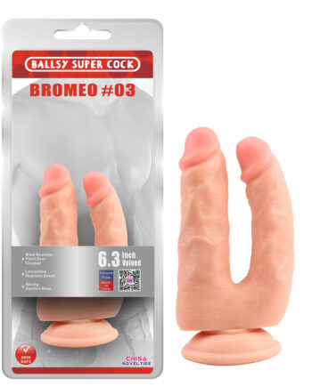 Suction Dildo Double Bromeo 03