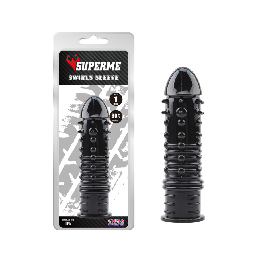 Swirls Sleeve - Black