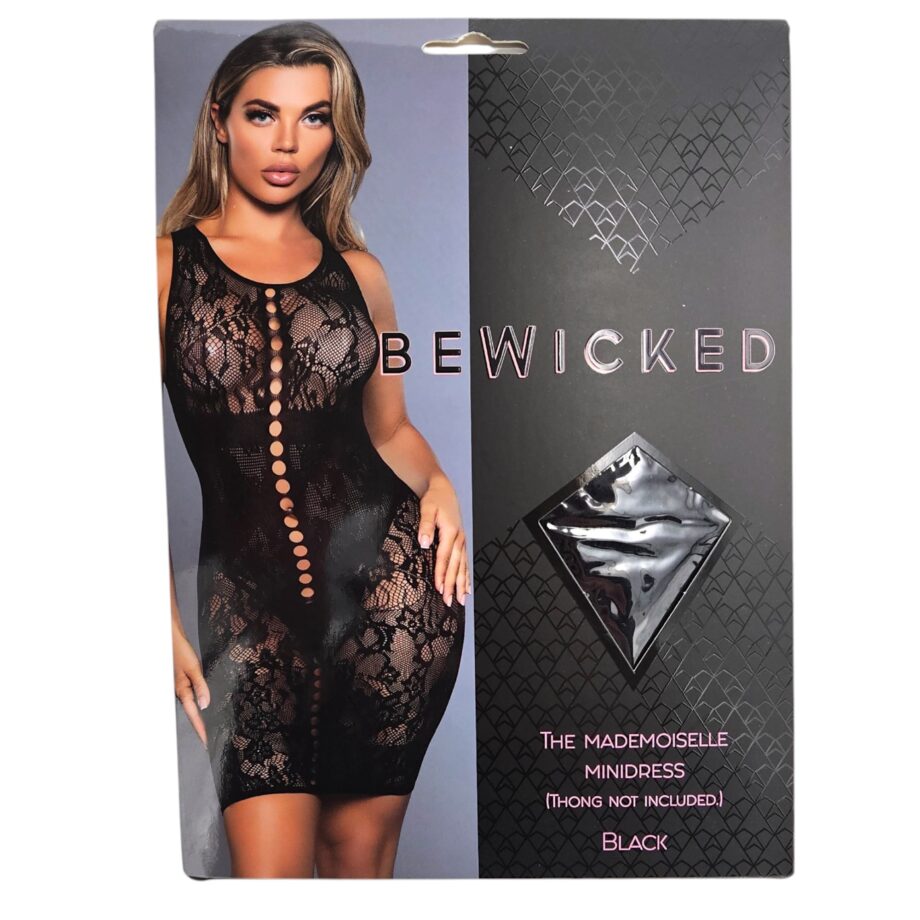 The Mademoiselle Mini Dress - BLK / OS