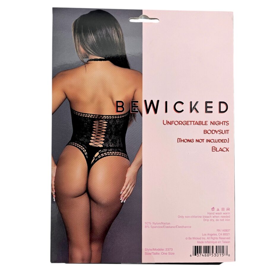 Unforgettable Nights Bodysuit - BLK / OS