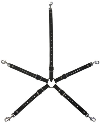 Universal connection strap with carabiner with neck connection adjustable