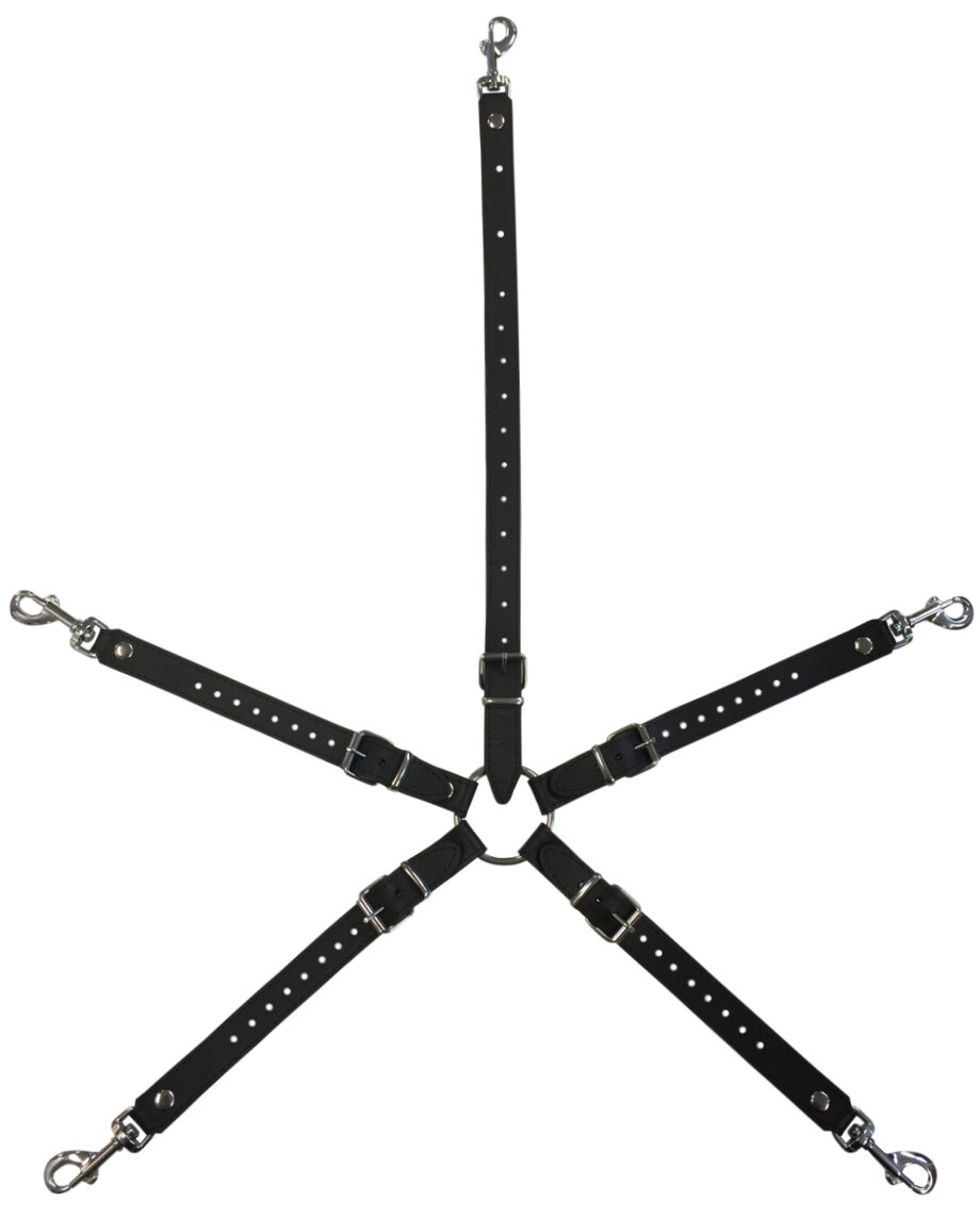 Universal connection strap with carabiner with neck connection adjustable